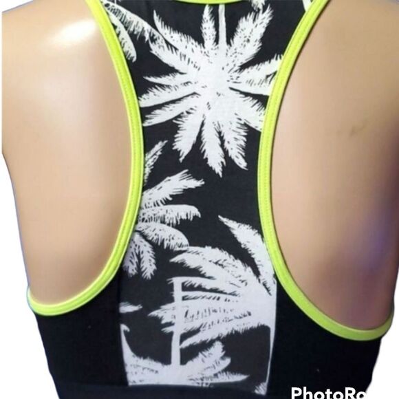 VS PINK Crop Palm Tree Sports Bra 🌴 - Picture 6 of 8